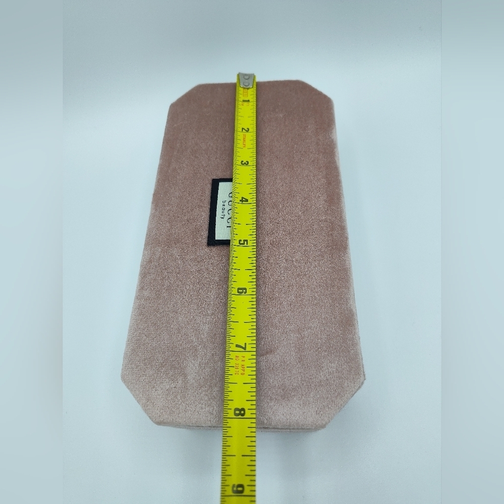 GUCCI Blush Pink Bamboo Velvet Jewelry Case Box VIP GWP - Picture 6 of 8